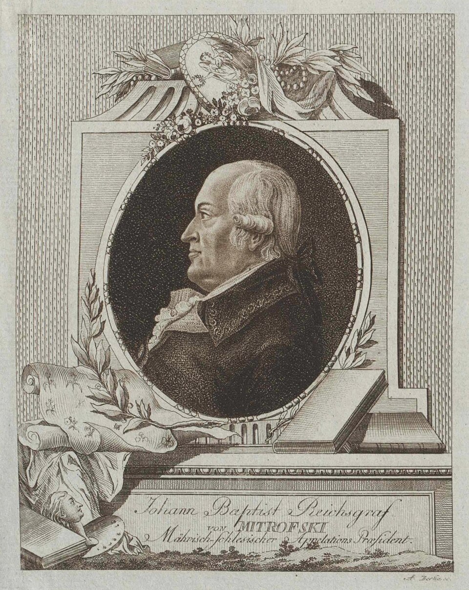 Jan Křtitel Baltazar hrabě Mitrovský z Nemyšle