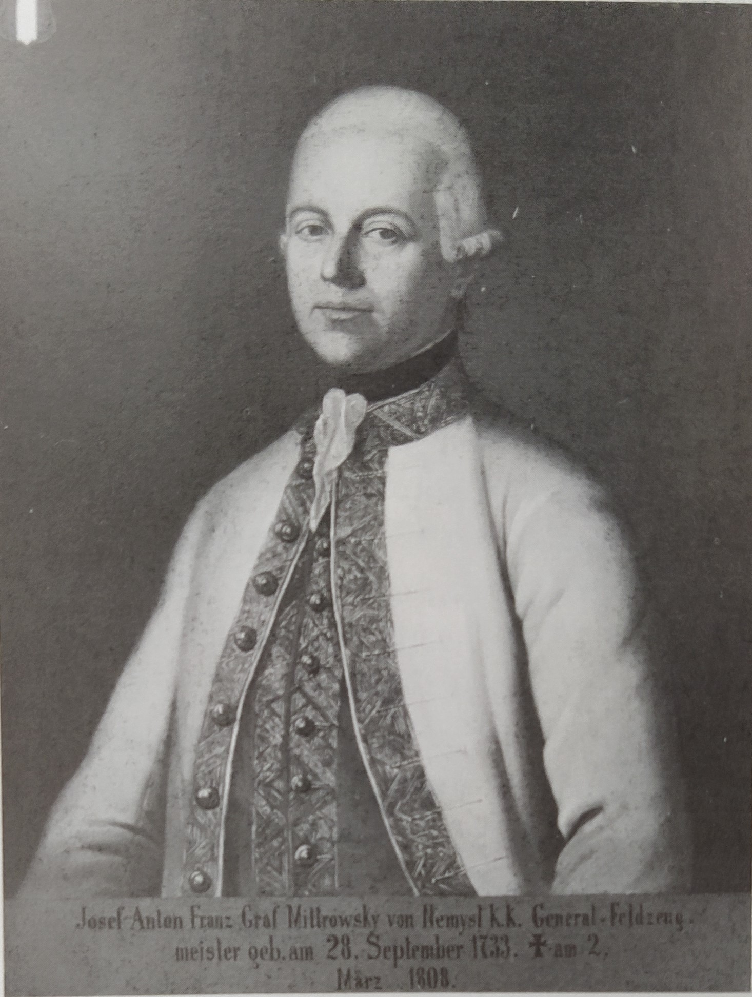 Josef Antonín František hrabě Mitrovský z Nemyšle